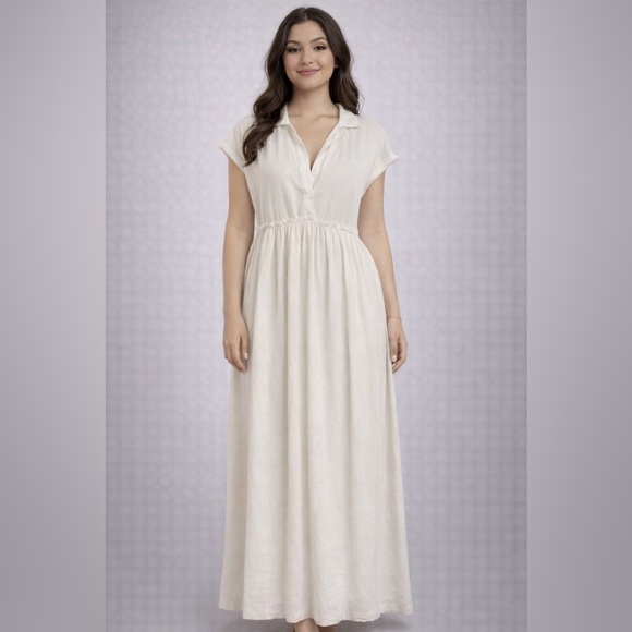 Free People Ivory Maxi Dress - Picture 2 of 6